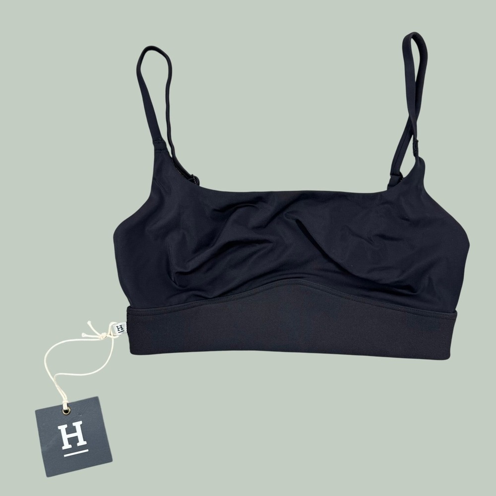 Harper Wilde Bliss Scoop Bralette Black Size Medium BRX-00055 New With Tags